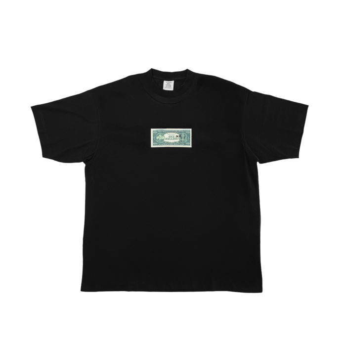 VETEMENTS ONE IN A MILLION LOGO UNISEX FOR MEN/WOMEN BLACK SIZE XS - Image 1