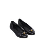 TORY BURCH HUGO BALLERINA FLATSHOES BLACK SIZE 5