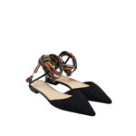 DIOR BALLERINA FRIENDSHIP TECHNICAL FABRIC FLAT BLACK SIZE 38,5