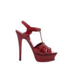 YSL SAINT LAURENT TRIBUTE HEELS 13CM RED PATENT GHW SIZE 35 - Image 2