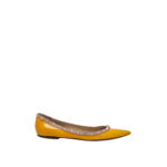 VALENTINO BALLERINA FLAT YELLOW PATENT  SZ 38 - Image 2