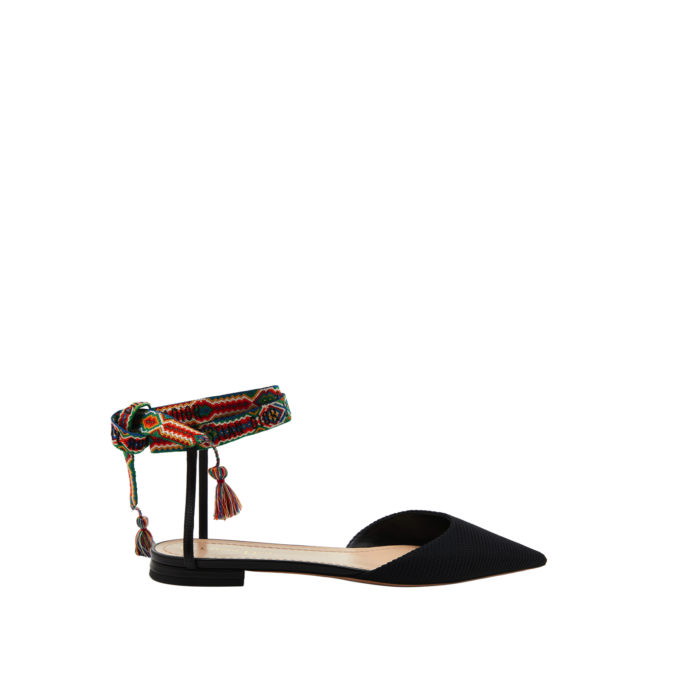 DIOR BALLERINA FRIENDSHIP TECHNICAL FABRIC FLAT BLACK SIZE 38,5 - Image 2