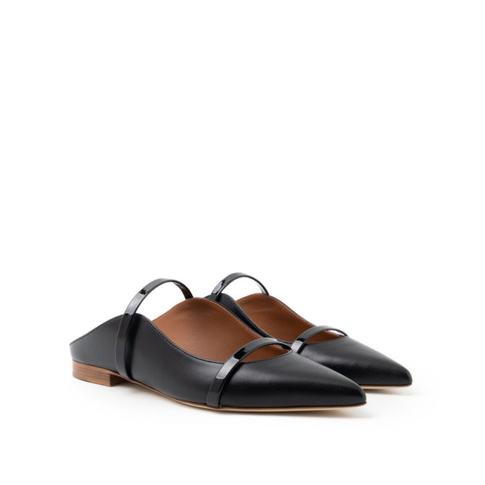 MALONE SOULIERS MAUREEN FLAT ALL BLACK - Image 1