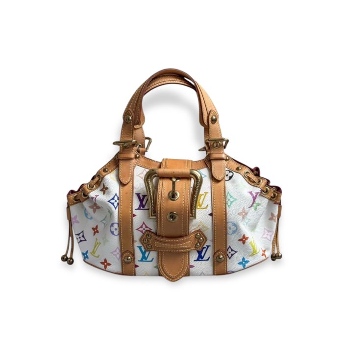 LOUIS VUITTON X TAKASHI MURAKAMI THEDA BAG IN MONOGRAM WHITE - Image 1
