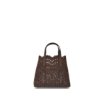 ALAIA MINA 20 BRUN FONCE NUBUCK LEATHER